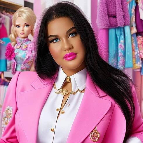 Sugar Denny jako Barbie