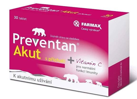 Preventan Akut s příchutí 30 tablet