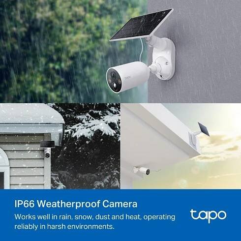 Tapo C425 KIT | Sada bezpečnostní kamery a solárního panelu | Tapo