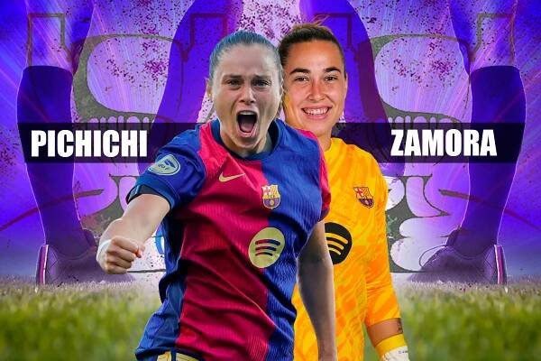 Ewa Pajor y Cata Coll, Pichichi y Zamora de la Liga F