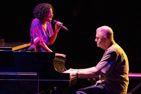April, 2025 The Carpenter Performing Arts Center 30th Anniversary Concert featuring Tony Award-winning singer Renee Elise Goldsberry and Richard Carpenter. Mandatory Credit: Sean DuFrene / Cal State Long Beach