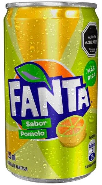 Lata de Fanta sabor Pomelo 220 ml.