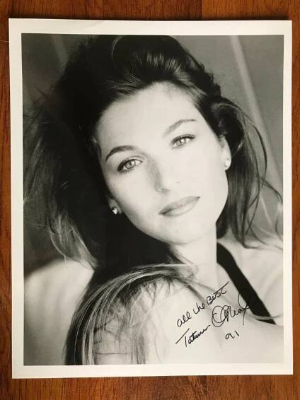Tatum O'Neal Herečka. Fotografie, vlastnoručně autentický - Ostatní sběratelské předměty