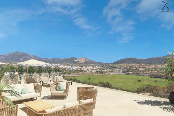 Santa Ponsa: Elegant apartment in exclusive new development above the beach