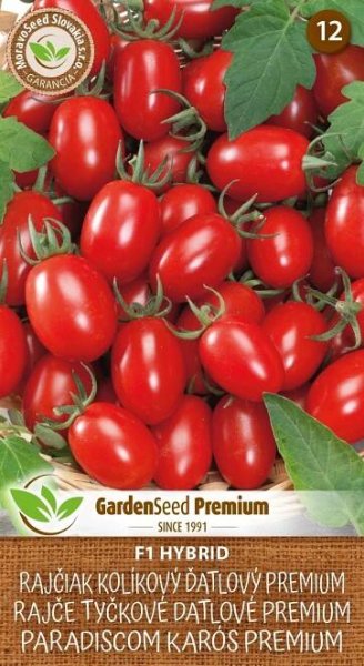 GardenSeed Premium Rajče tyčkové datlové - F1 HYBRID PREMIUM