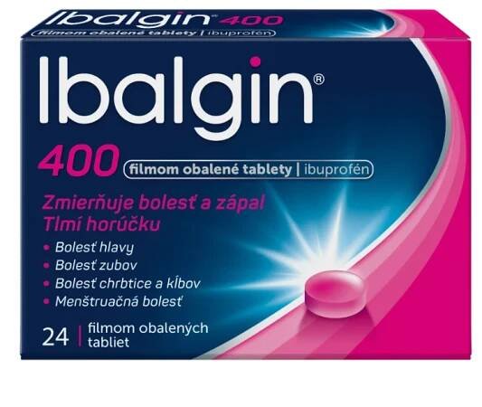 Ibalgin 400 mg 24 tabliet 1×24 tbl, liek