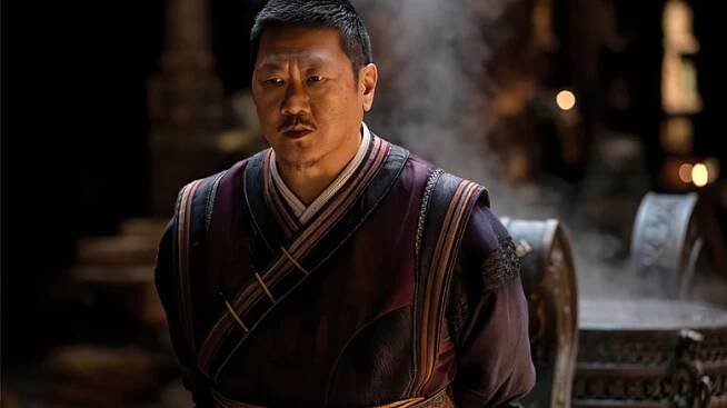 Wong looking concerned in Doctor Strange in the Multiverse of Madness