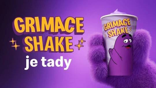 Grimace Shake je tu naživo! Připrav se na léto plné barev, chuti a zábavy