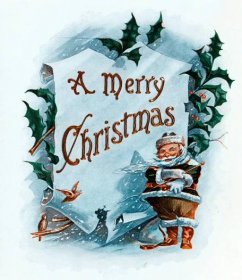 Printable Vintage Christmas Card
