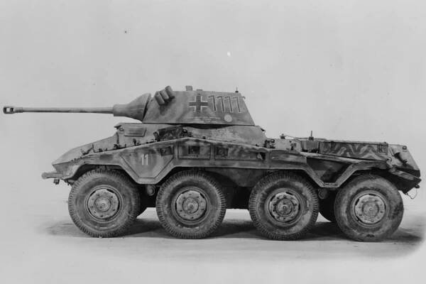 Sd.Kfz.234/2 armored car.