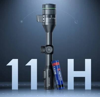 Zaměřovač nočního vidění HIKMICRO Alpex 4K LRF+X-hog PRO 3v1 nebo NOXAR PRO 4v1 Délka 43.9 cm