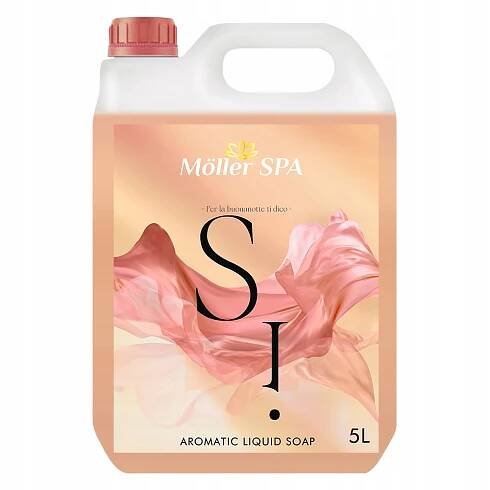 Möller SPA TEKUTÉ MÝDLO S VŮNÍ PARFÉMU SI DÁMSKÉ PRO DÁVKOVAČE 5L