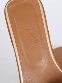 Hermés - Oran Gold Sandals 39