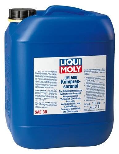 Liqui Moly Kompresorový olej LM 500 SAE 30 10 l | Oleje-aditiva.cz