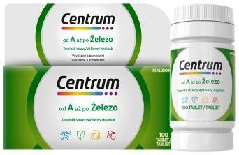 CENTRUM Multivitamín AZ 100 tablet (Multivitamíny) - Vícesložkové