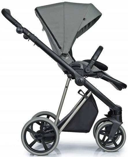 KOČÁREK ROAN IVI 2.0 VINTAGE COSMO I-SIZE 3v1 ADAPTÉRY Sage Green Typ sedačky skládací