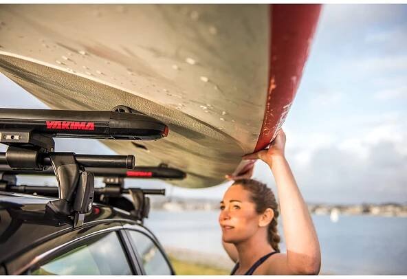 Střešní nosič na převoz 2 surfových prken a paddleboardů Yakima SUP...