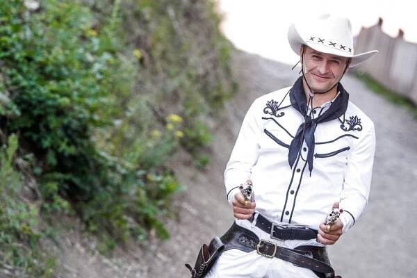 Josef Pejchal jako Limonádový Joe, foto J. Sejkora