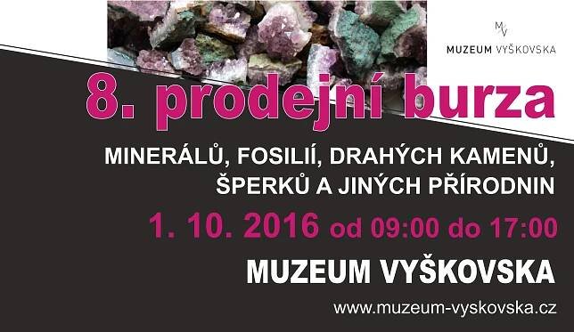 8. prodejní burza minerálů... Bučovice