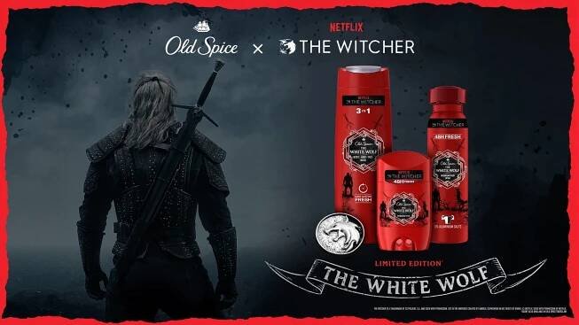 Zaklínač má už i vlastní řadu deodorantů
