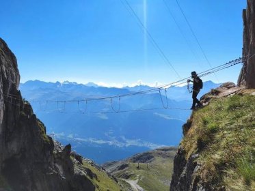Eggishorn Klettersteig – 1. část – Lezení mě baví