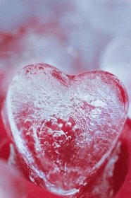 heart shaped ice cube for toddlers to play with during ice play activity