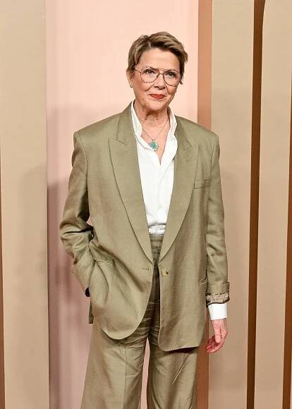 Annette Bening at the 96th Oscars Nominee Luncheon at the Beverly Hilton on February 12, 2024 in Beverly Hills, California. (Photo by Michael Buckner/Penske Media via Getty Images)