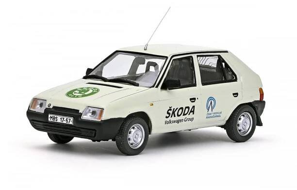 1992 Škoda Favorit – Český rozhlas, Zpravodajství – Abrex / Model DEPO 1:43
