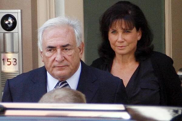 Dominique Strauss-Kahn and Anne Sinclair in 2011.