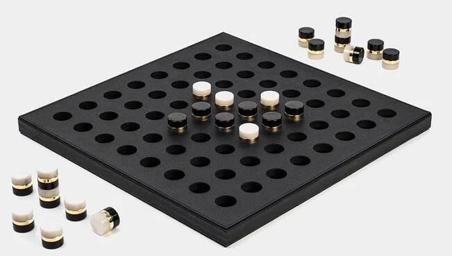 Pinetti Luxusní desková hra Reversi v koženém provedení