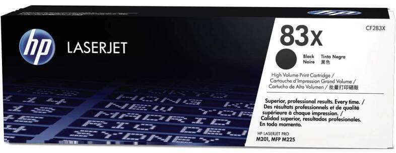 HP 83X CF283X Toner černá 2200 Seiten originál náplň do tiskárny