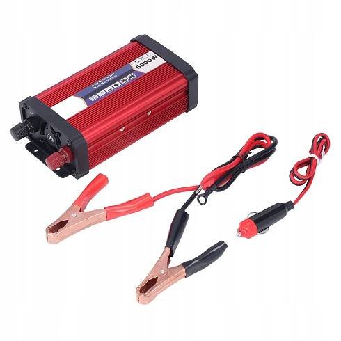 MĚNIČ NAPĚTÍ AUTOMOBILOVÁ NAPĚTÍ INVERTOR 12V 220V 5000W SINUS USB
