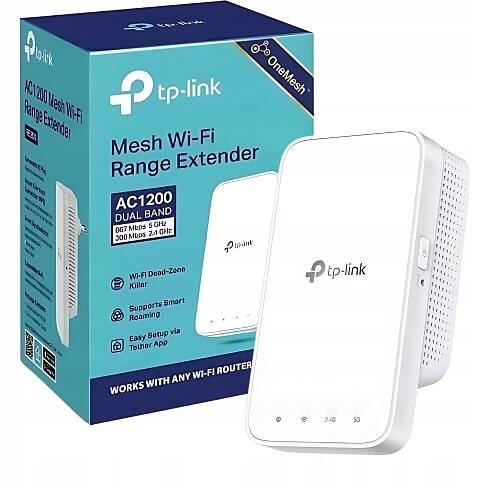 ZESILOVAČ SIGNÁLU WIFI REPEATER TP-LINK MESH ACCESS POINT DOSAH EAN (GTIN) 5906168936982