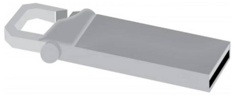 Kovový flash disk 4 GB