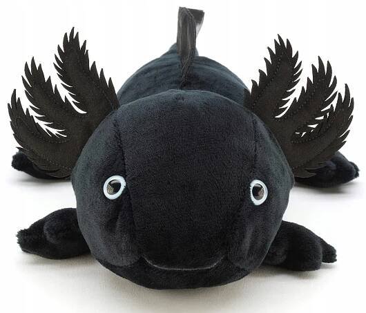 Axolotl Černý 32 cm Plyšák