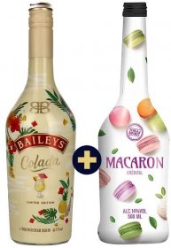 Baileys Colada Limited Edition 17% 0,7l + Macaron Cream Liqueur 0,5l 14% - Kormorán Bottleshop.sk