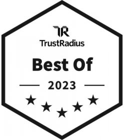 TrustRadius Best of 2023 award badge