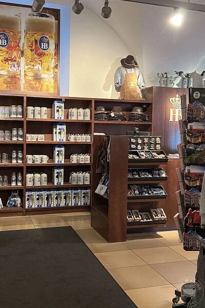 HB Fan Shop in the Hofbräuhaus beer hall