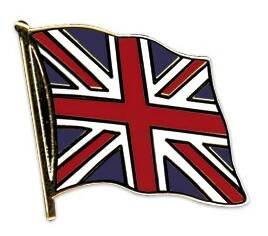 Odznak (pins) 20mm britský praporek Velká Británie