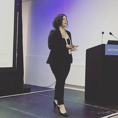 Liraz speaking BrightonSEO
