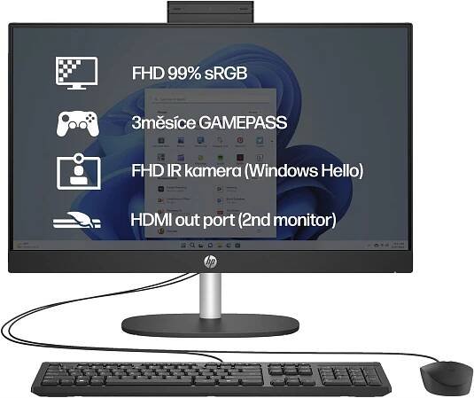 HP AI 24-cr2906nc Black