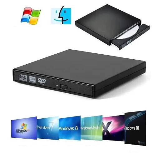 EXTERNÍ MECHANIKA CD-R DVD RV USB pro notebook Přenosný přehrávač EAN (GTIN) 5906593716289