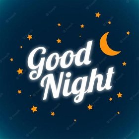 Free vector good night and sweet dreams glowing lettering design