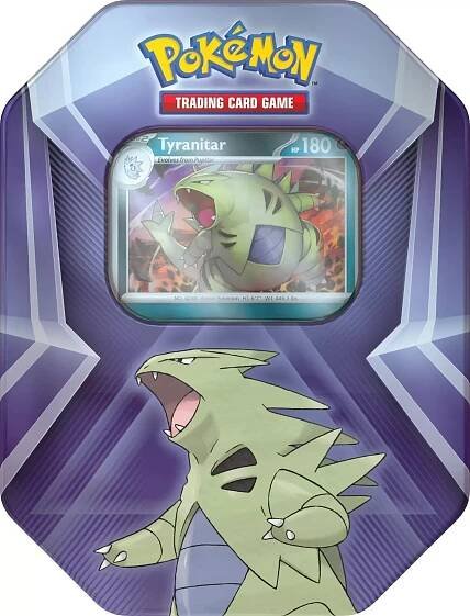 Karetní hra Pokémon TCG - Triple Whammy Tin - Tyranitar