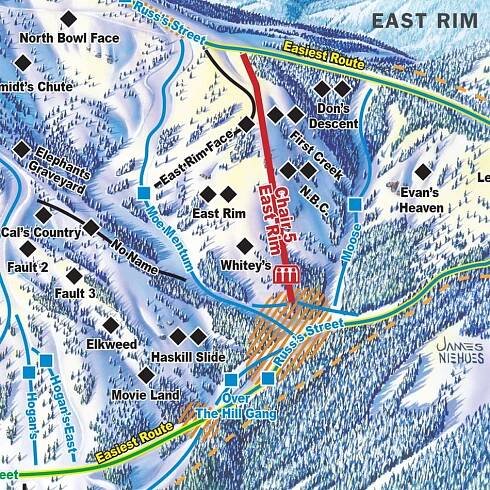 Slow Ski & Ride Areas - Whitefish Mountain Resort