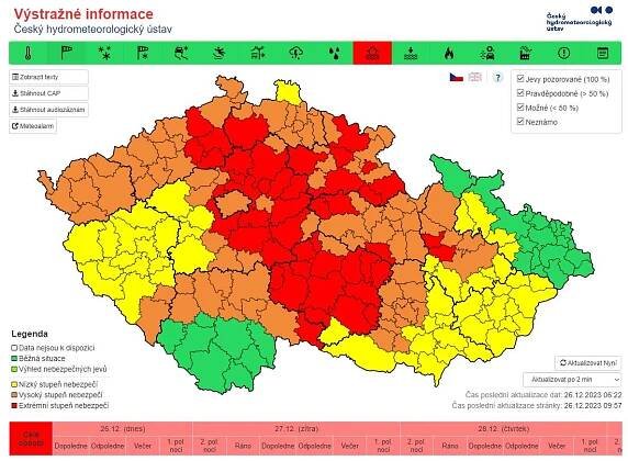 III. stupeň povodňové aktivity v Děčíně i v Ústí - Ústecko24