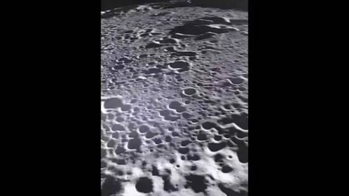 Záběry z Měsíce poř�ízené sondou Ebb v rámci mise GRAIL