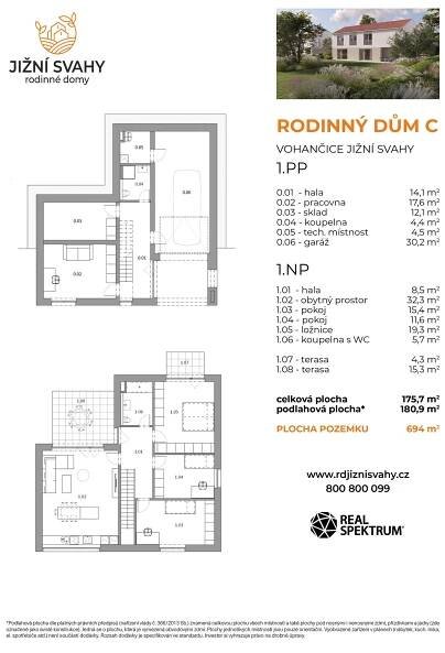 Prodej prostorného rodinného domu - Jižní svahy Vohančice, obrázek č.13