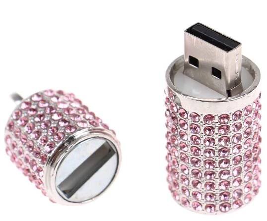 Flash disk USB 8 GB – válec růžová