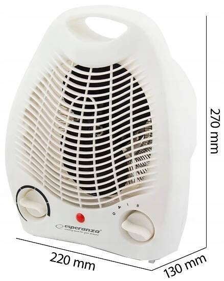 Termoventilátor ESPERANZA Gobi EHH001 Kód výrobce TERMOWENTYLATOR